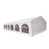 12m x 6m White PVC Steel Frame Marquee Tent