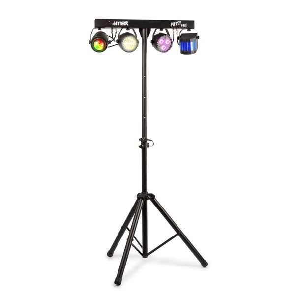 4 in 1 Disco Party Light Bar Jelly Moon, Derby, PAR, Strobe Hire