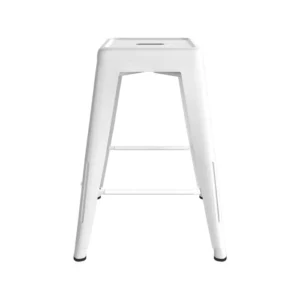 White Replica Tolix Large Bar Stool Hire