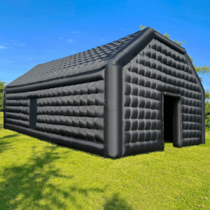 9m x 6m Black Inflatable Night Club Party Tent Hire