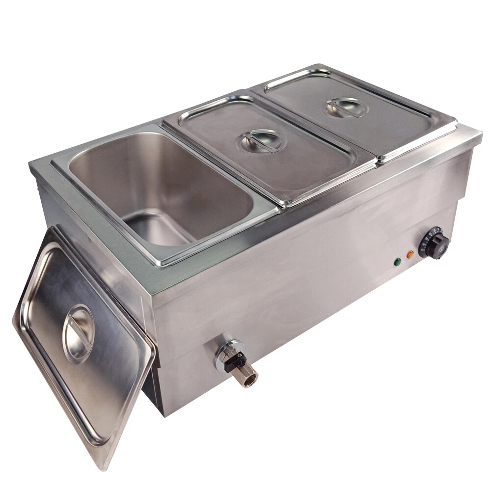 3 Pan Bain Marie Food Warmer Hire
