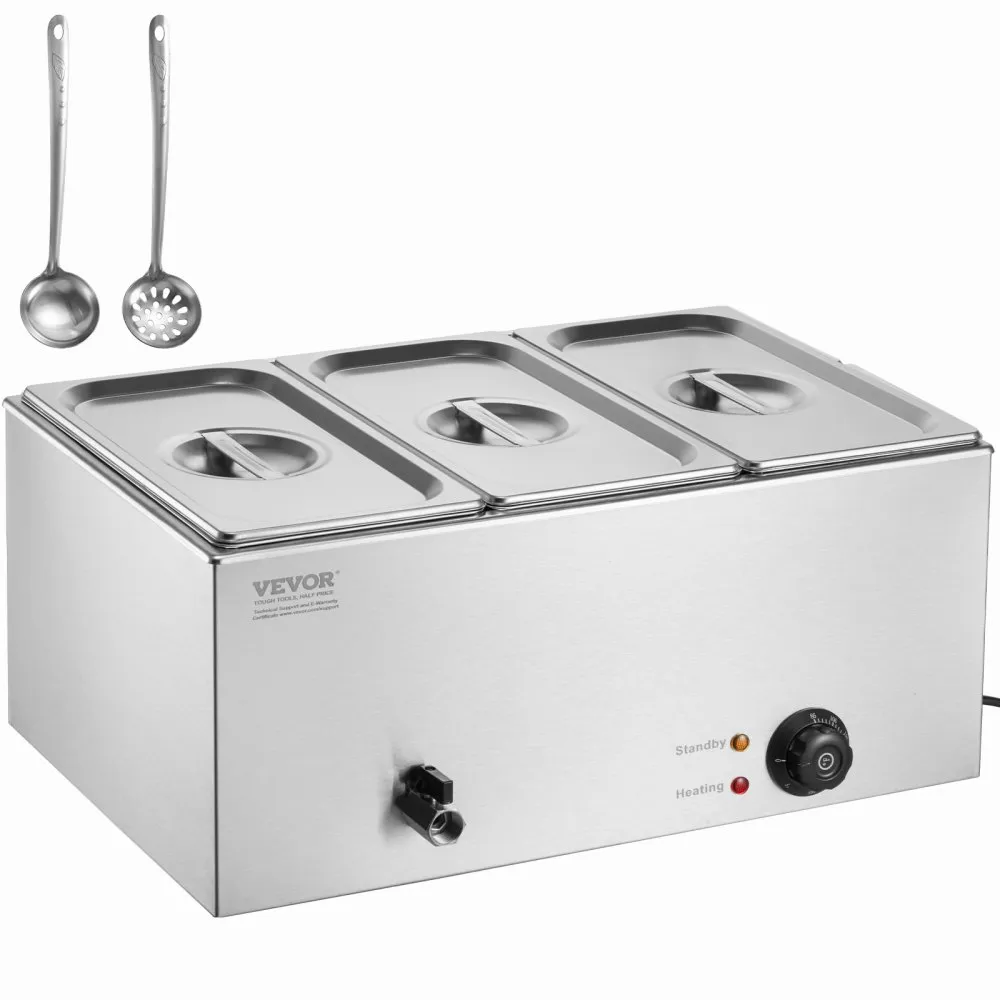 3 Pan Bain Marie Food Warmer Hire