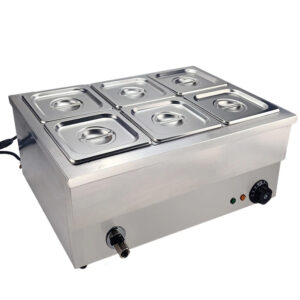 6 Pan Bain Marie Food Warmer Hire