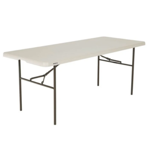 6ft Plastic Folding Trestle Table Hire